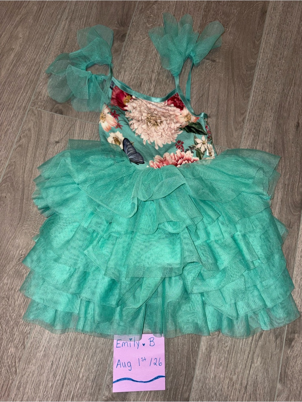 Posh Peanut Bamboo Tulle 3/4T
